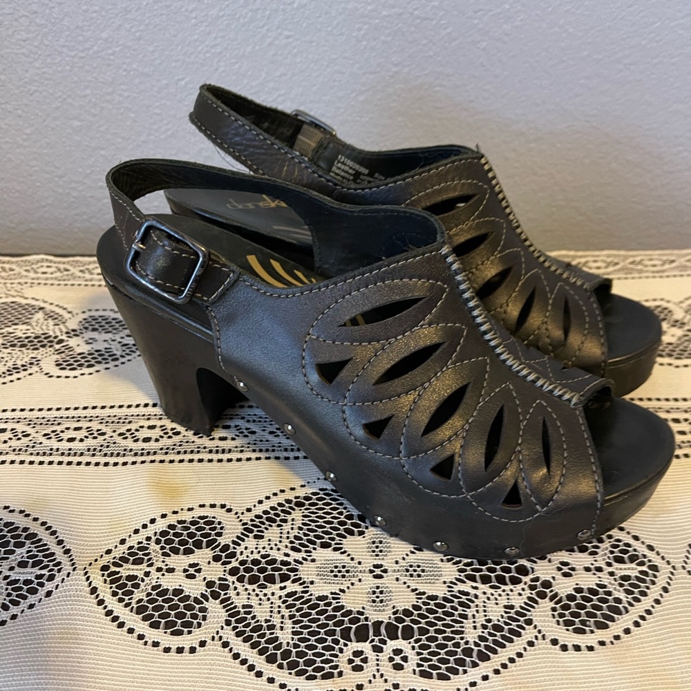 Dansko Open Toe Heels